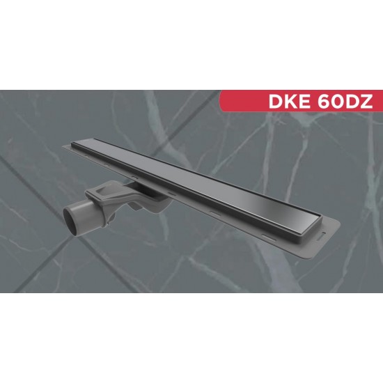 Κανάλι Ντουζιέρας 60cm DKE60DZ Silver Κανάλι Ντουζιέρας 60cm DKE60DZ Silver
